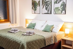 2 makuuhuonetta, vauvan matkasänky, ilmainen Wi-Fi, vuodevaatteet