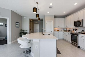 Private kitchen - Impeccable 3 BR / 2 BA home with expansive lake view - Serenity Garden (Venice)