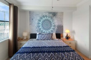 2 habitaciones, wifi gratis y ropa de cama 