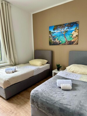 3 habitaciones, wifi y ropa de cama 