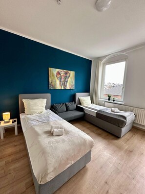 3 habitaciones, wifi y ropa de cama