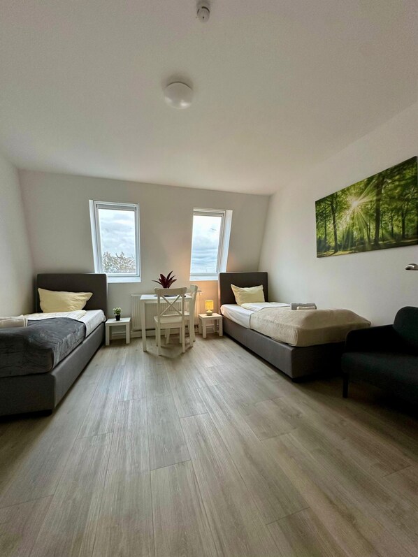 3 habitaciones, wifi y ropa de cama 