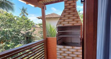 Catimbau - Cosy apto with kitchen, 50m from the Beach, Private Barbecue, AC, Wi-Fi, Netflix, pool