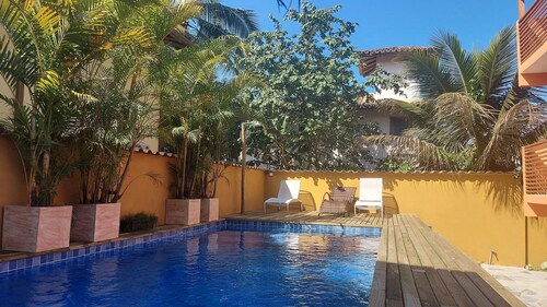 Vetura - Cosy apto with kitchen, 50m from the Beach, Private Barbecue, AC, Wi-Fi, Netflix, pool