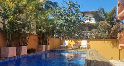 Vetura - Cosy apto with kitchen, 50m from the Beach, Private Barbecue, AC, Wi-Fi, Netflix, pool