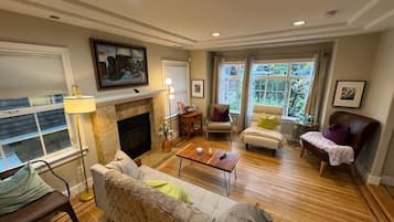 Televisión, chimenea y videojuegos