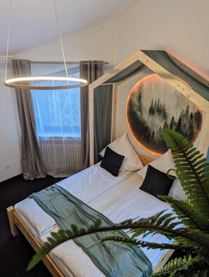 1 soverom, strykejern/-brett, reiseseng for barn og wi-fi