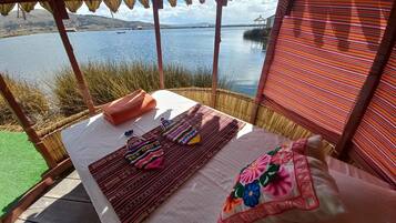Superior Suite, Balcony, Lake View | Terrace/patio