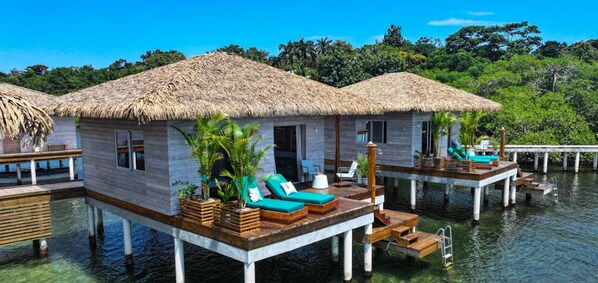Exterior - Ocean Light Over Water Bungalow, Bedroom, King Bed, Living Room, Kitchenette (Bocas del Toro)