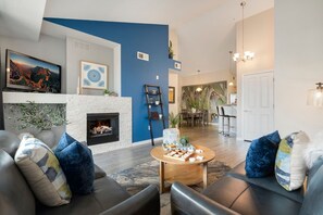 Apartment, Multiple Beds, Balcony, Garden View (2133 Krisron Road (D-302)) | Living area | 50-inch flat-screen TV with digital channels