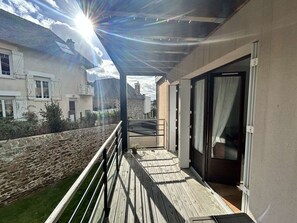 Terrace/patio - 1005-Charming apartment in Pléneuf-Val-André, a stone's throw from the beaches! (PLENEUF VAL ANDRE)