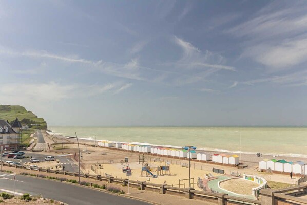 Vlak bij het strand