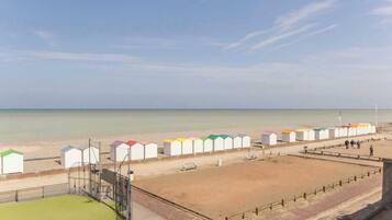 Vlak bij het strand