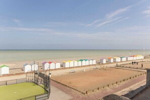 Vlak bij het strand