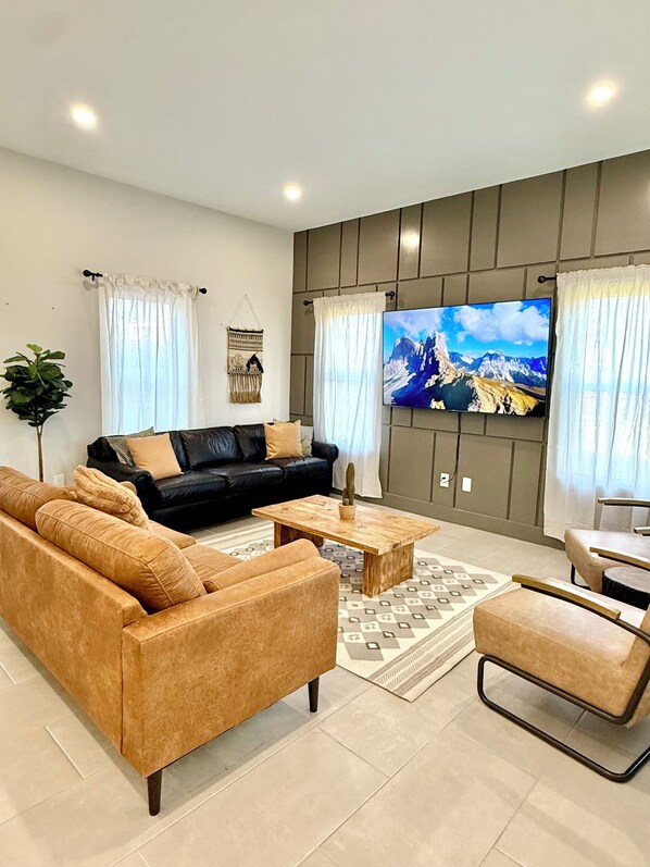 Smart TV, books, offices