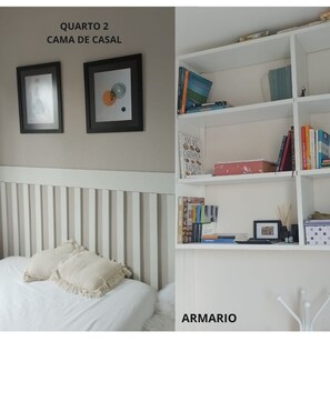 2 slaapkamers, een strijkplank/strijkijzer, wifi, beddengoed