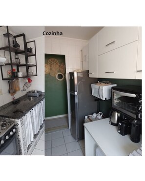 Een magnetron, een oven, een kookplaat