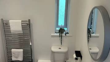 Hair dryer, towels
