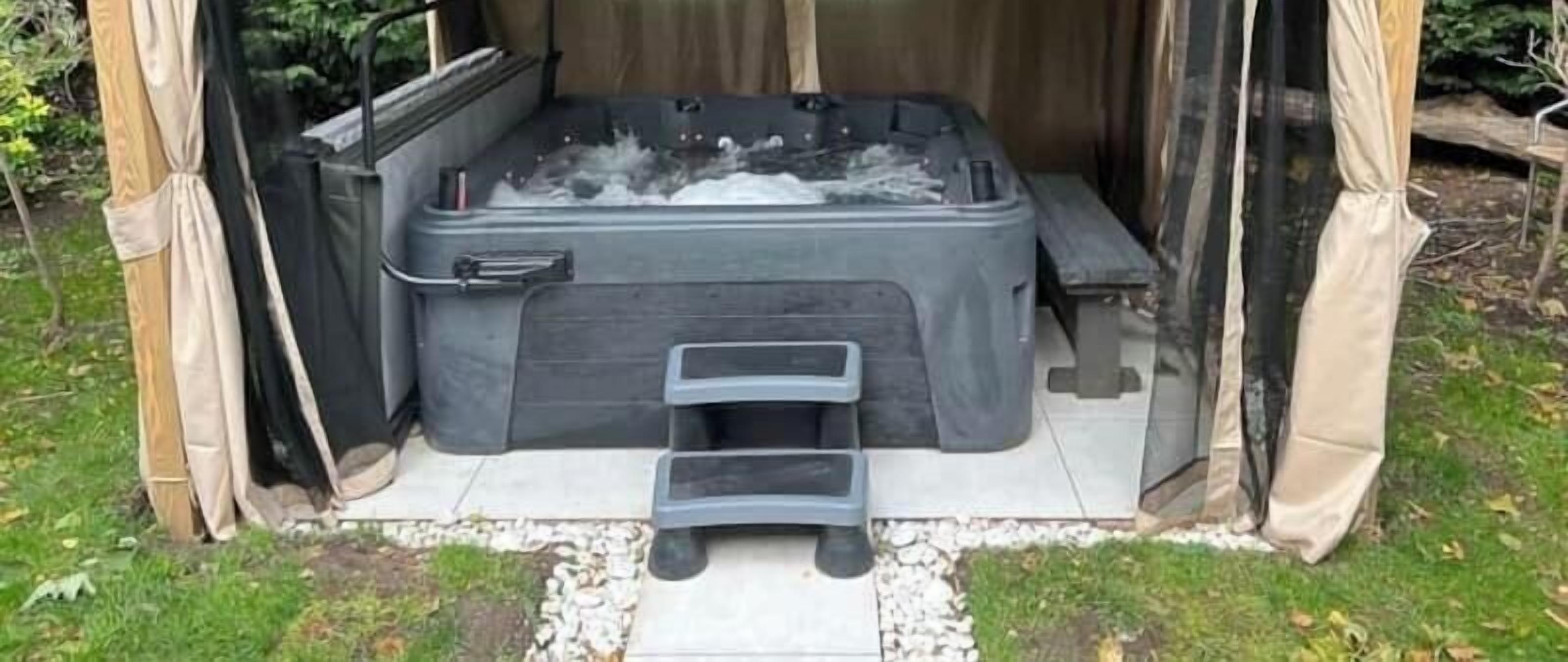 Idromassaggio all'aperto