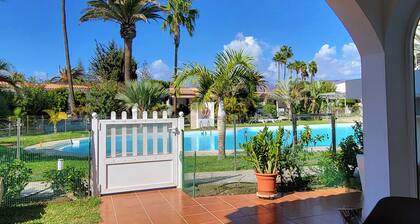 Casa Mar in a dreamlike complex with 2 terraces and direct view to the pool
