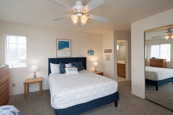 2 bedrooms, iron/ironing board