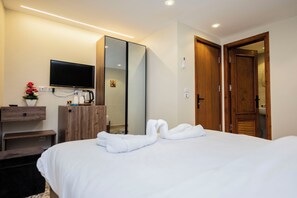 1 sovrum, gratis produkter i minibar, skrivbord och gratis wi-fi