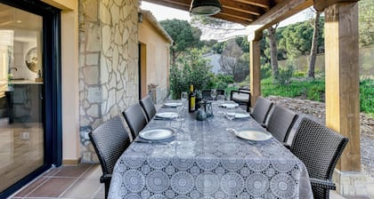 Villa "Playa de Pals" avec vue sur la mer, piscine, Wi-Fi, jardin et terrasse