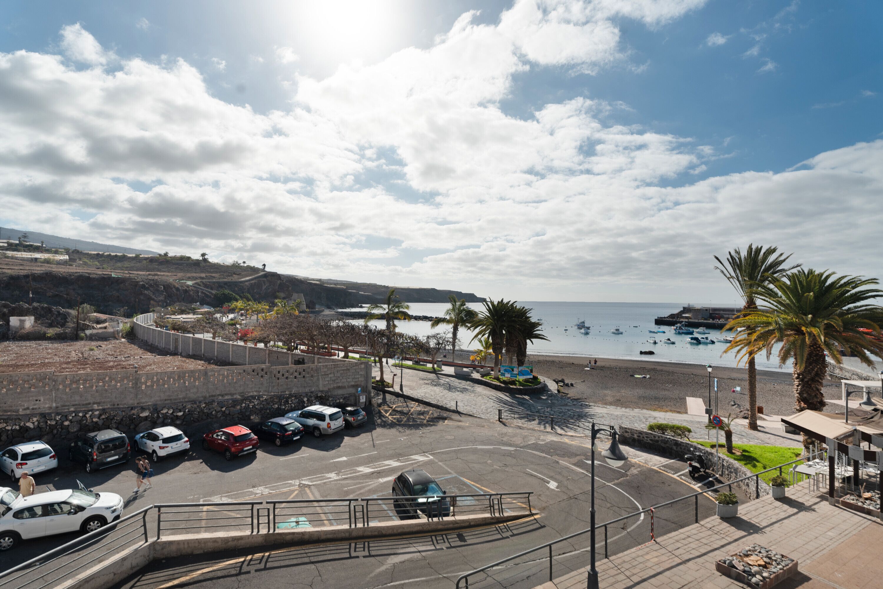 Blick von der Unterkunft