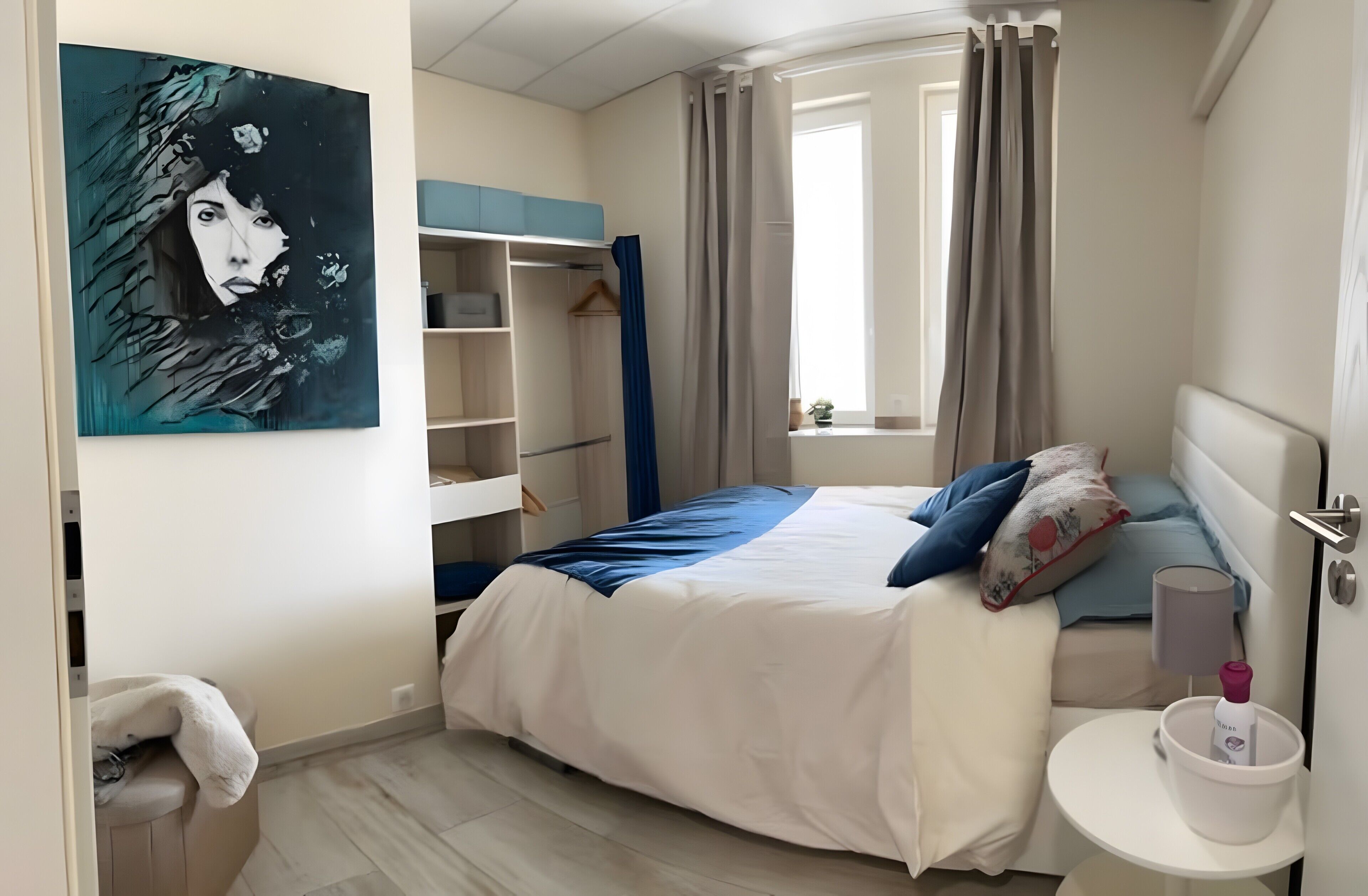 1 bedroom, iron/ironing board, free WiFi, bed sheets