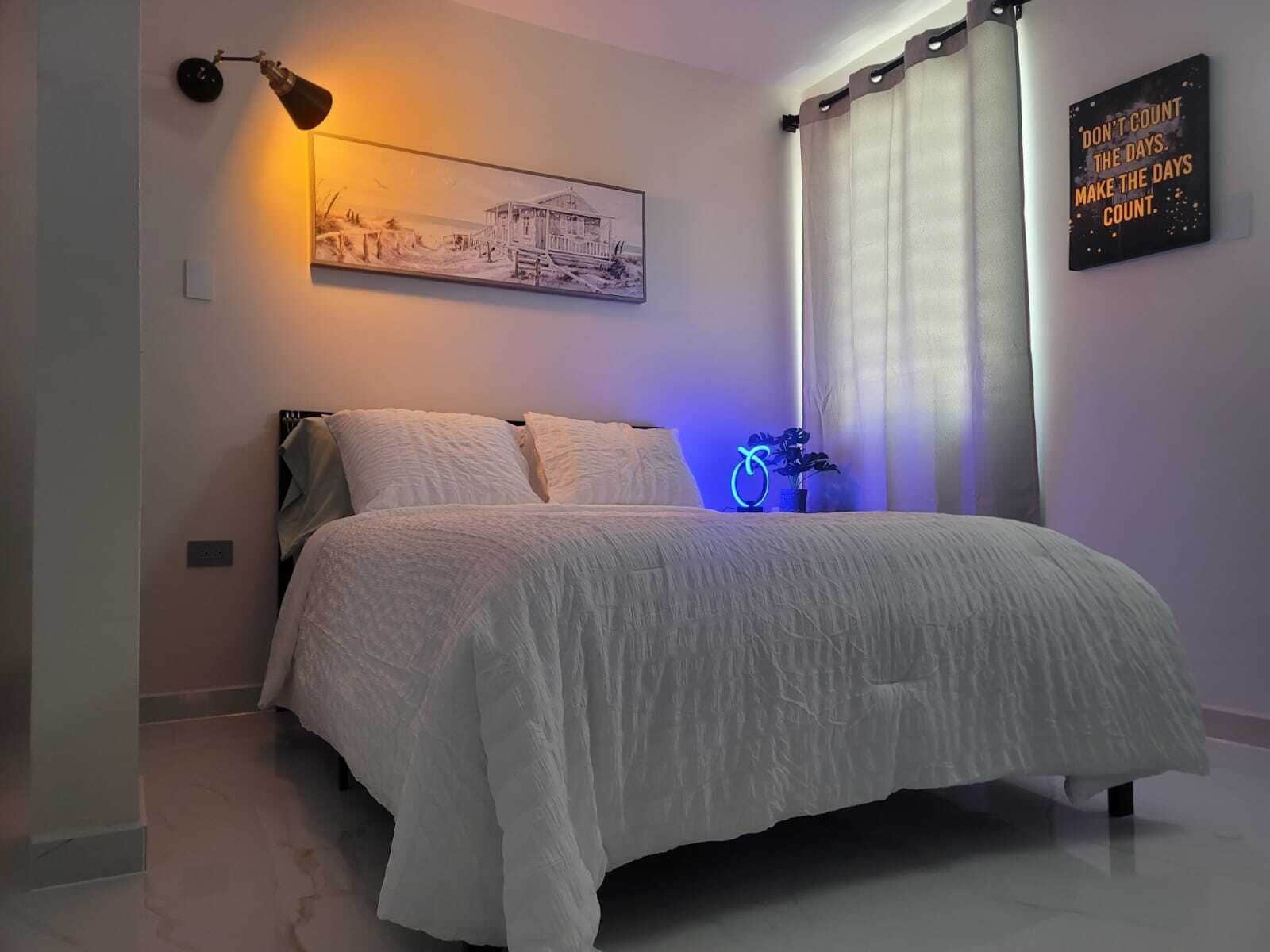 1 chambre, fer et planche à repasser, Wi-Fi, draps fournis