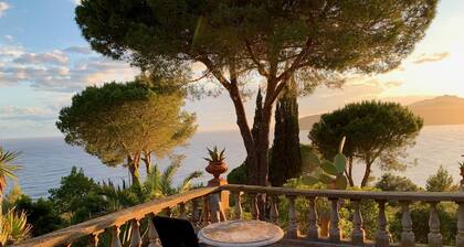 Villa 'Le Ginestre Di Mare' with Sea View, Private Terrace and Private Garden