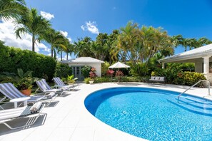 Pool - Stunning Family Villa with Private Pool Near Beach - Gibbs Glade Villa (Gibbes)