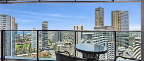 Luxury Apartment, 1 Bedroom, City View | Balcony