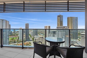 Luxury Apartment, 1 Bedroom, City View | Balcony