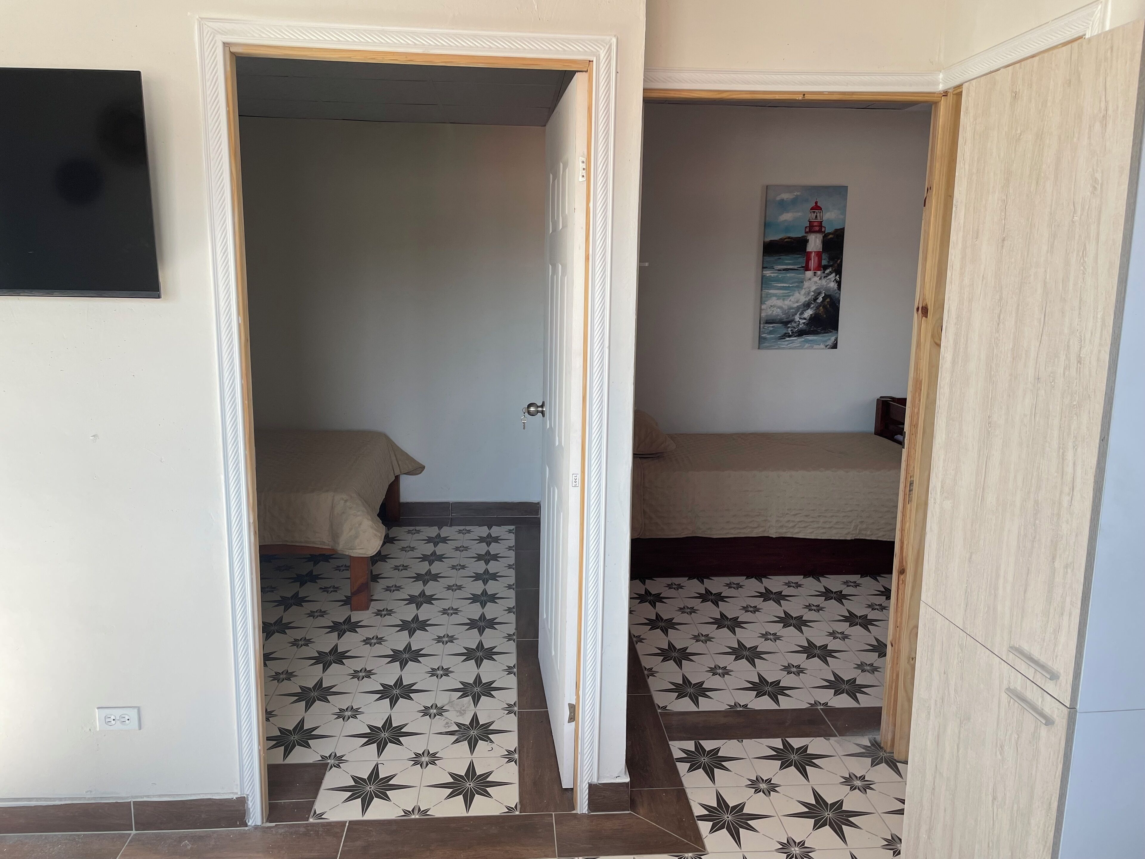 2 bedrooms, iron/ironing board, free WiFi, bed sheets