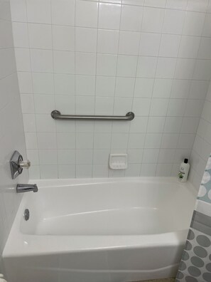 Towels, soap, toilet paper