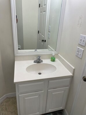 Towels, soap, toilet paper