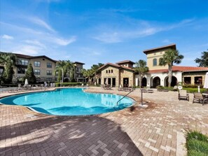 Pool - 3-bedroom condo in beautiful Davenport, close to Disney / 2 pools, fitness room (Davenport)