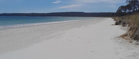 On the beach