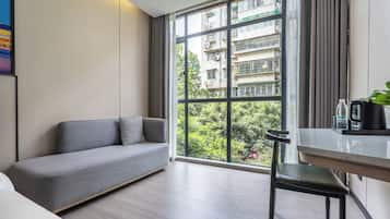 Luxury Room, 2 Double Beds, Ensuite, City View | View from room