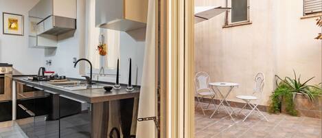 Refrigerador, horno, parrilla de estufa y lavavajillas