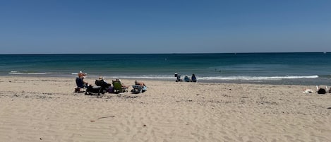 On the beach