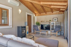 Télévision, cheminée