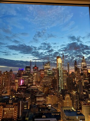 Vue depuis l’hébergement