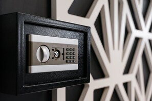A keypad lock on a door, likely for room access. - The Twenties by GuestReady - Room 11 (Lisbon)