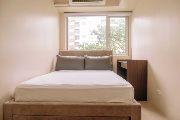 1 غرفة نوم ومكواة/لوح كي وخدمة الإنترنت وملاءات أسرّة