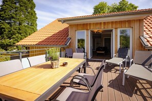 Outdoor dining - Hünzinger Dorfschmiede - Holiday apartment Zaunkönig (Walsrode)
