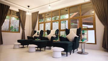 Hot stone massages, Swedish massages, manicures and pedicures, massages