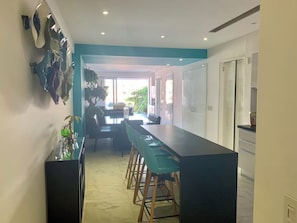 Dining - D'Terrace -- Luxury Residence 2-bedroom+ condo, a block from the beach (Puerto Vallarta)