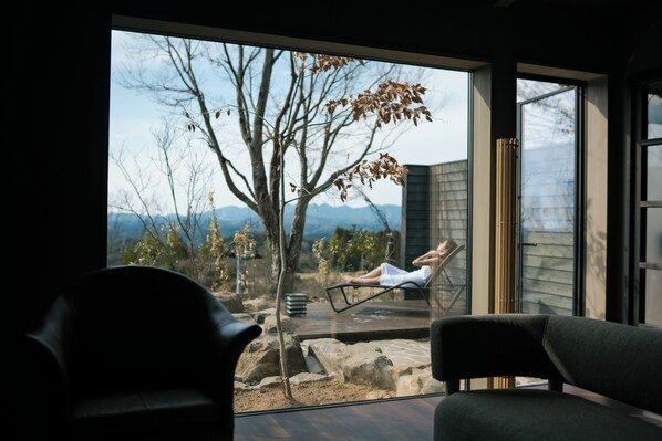 [Kirishimagawa] Twinroom with open-air bath,sauna,water bath, Non Smoking